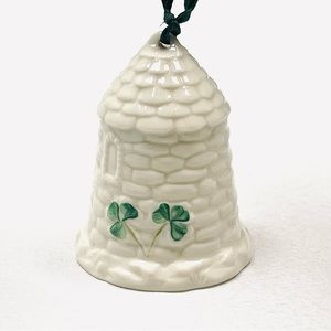 Vintage Belleek 2nd Edition Irish Round Tower Ornament